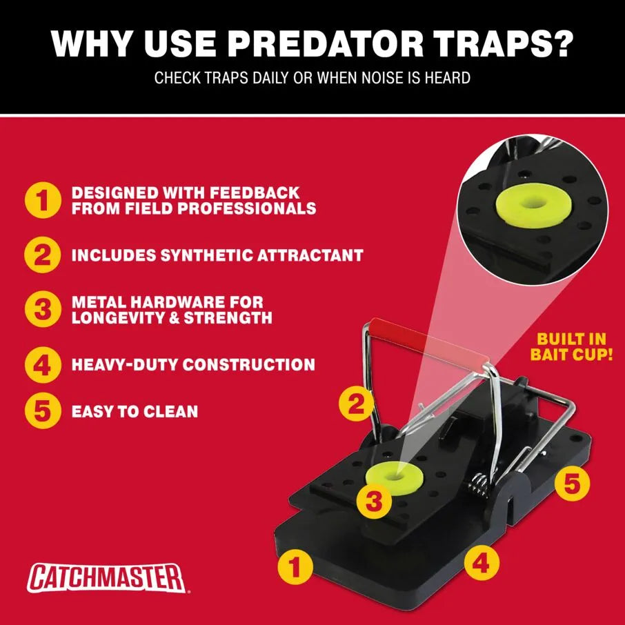 CatchmasterGRO Predator Mouse Snap Traps